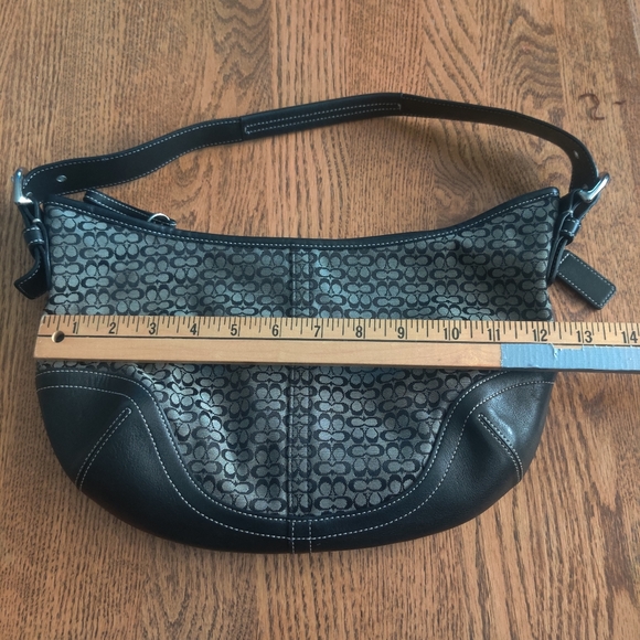 Coach Signature Buckle strap Purse - Picture 10 of 13